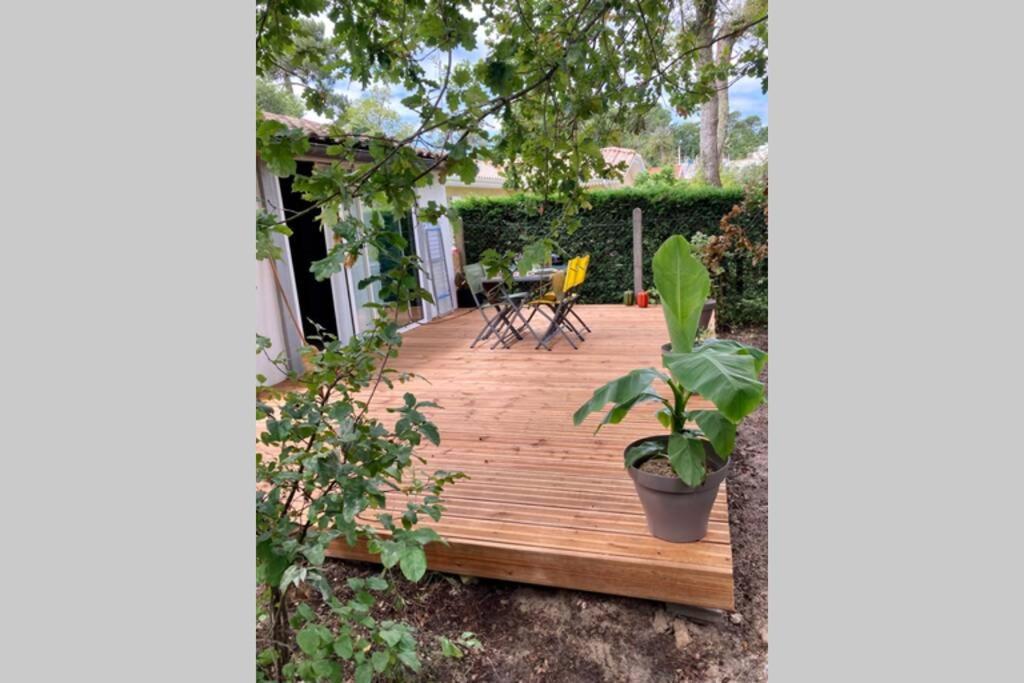 Charmant Chalet Avec Une Grande Terrasse Au Pyla La Teste-de-Buch Esterno foto